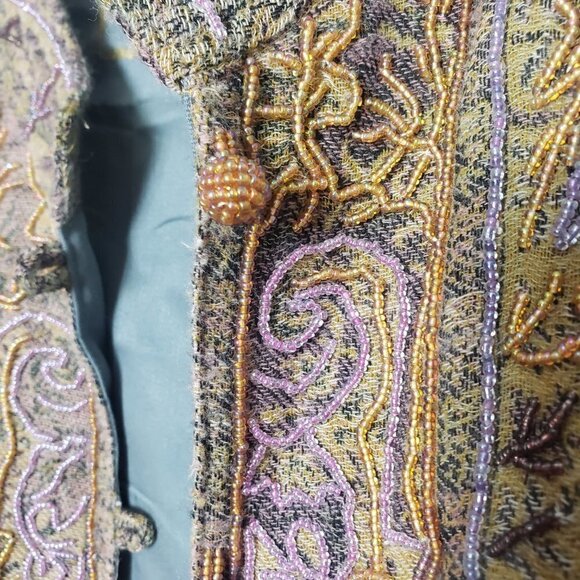 Kipar Ornate Indian Beaded Jacket NWT size 14 - Picture 3 of 8